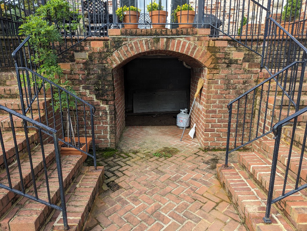 Brick Staircase Cleaning in Waynesboro, VA