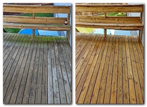 Deck cleaning