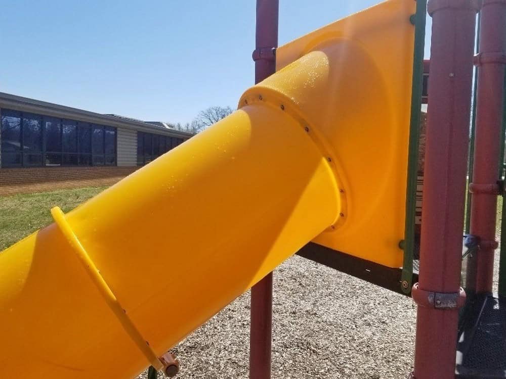 Playground Sanitize Westwood Hills Elementary Waynesboro Slide After 2