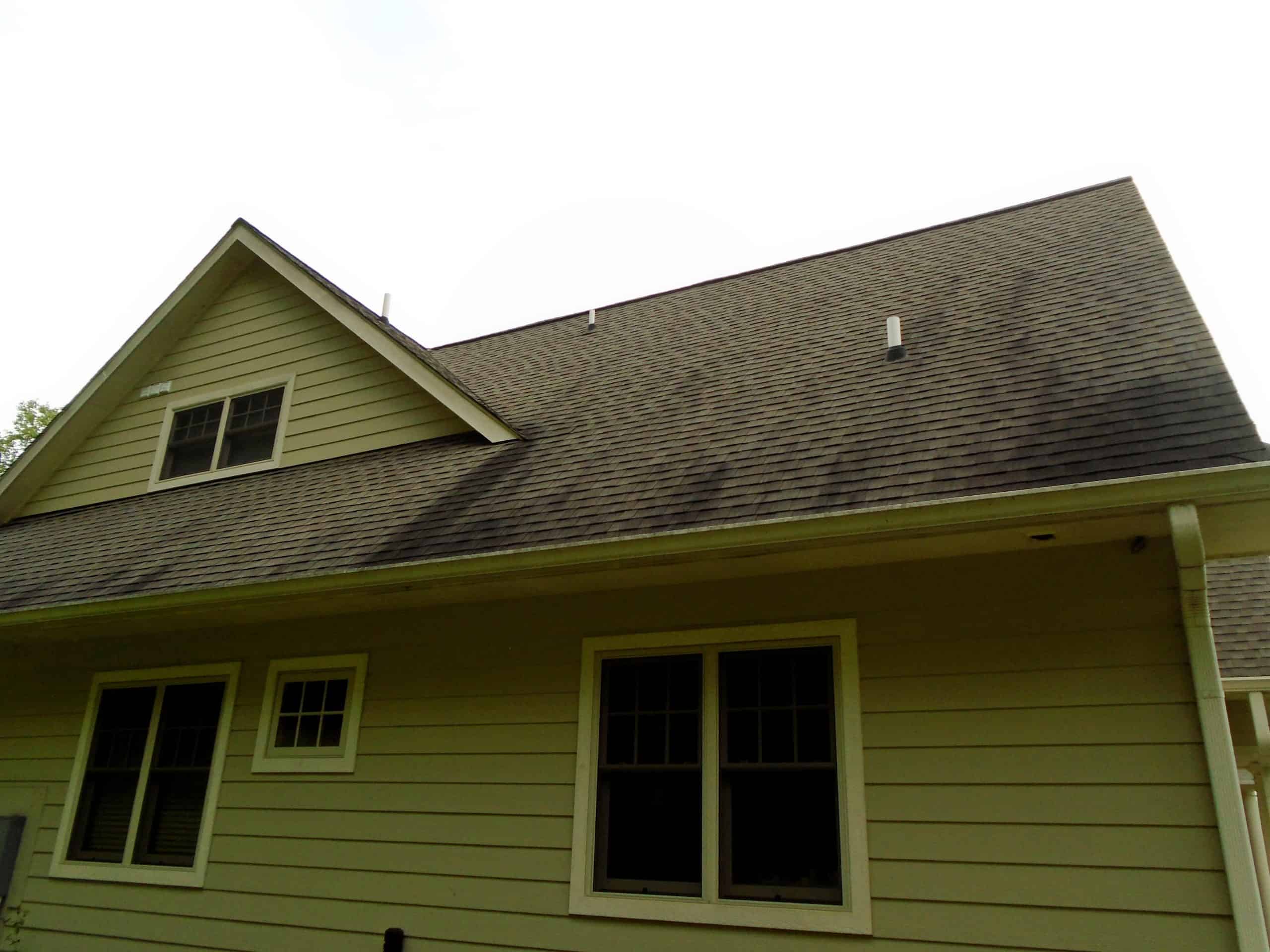 Roof Black Streaks Before