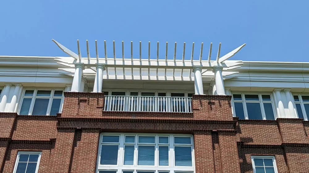 Brick Building Rooftop Architecture Augusta County Virginia