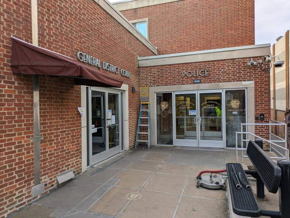 Courthouse Police Entrance Waynesboro City Virginia