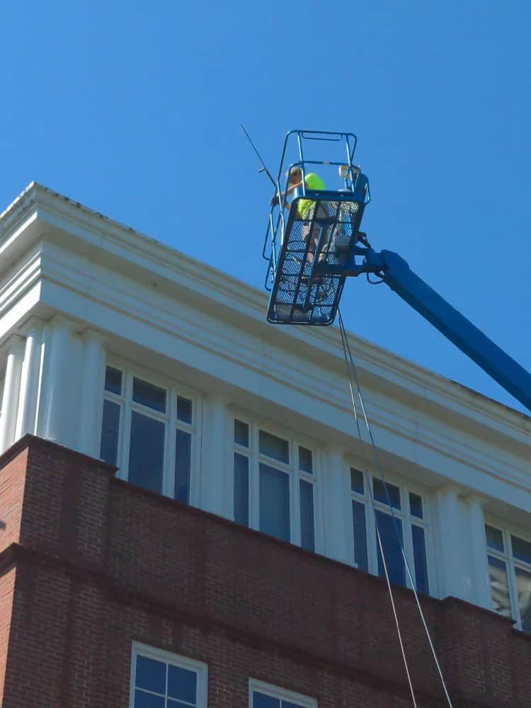 Worker On Boom Lift Augusta County Virginia