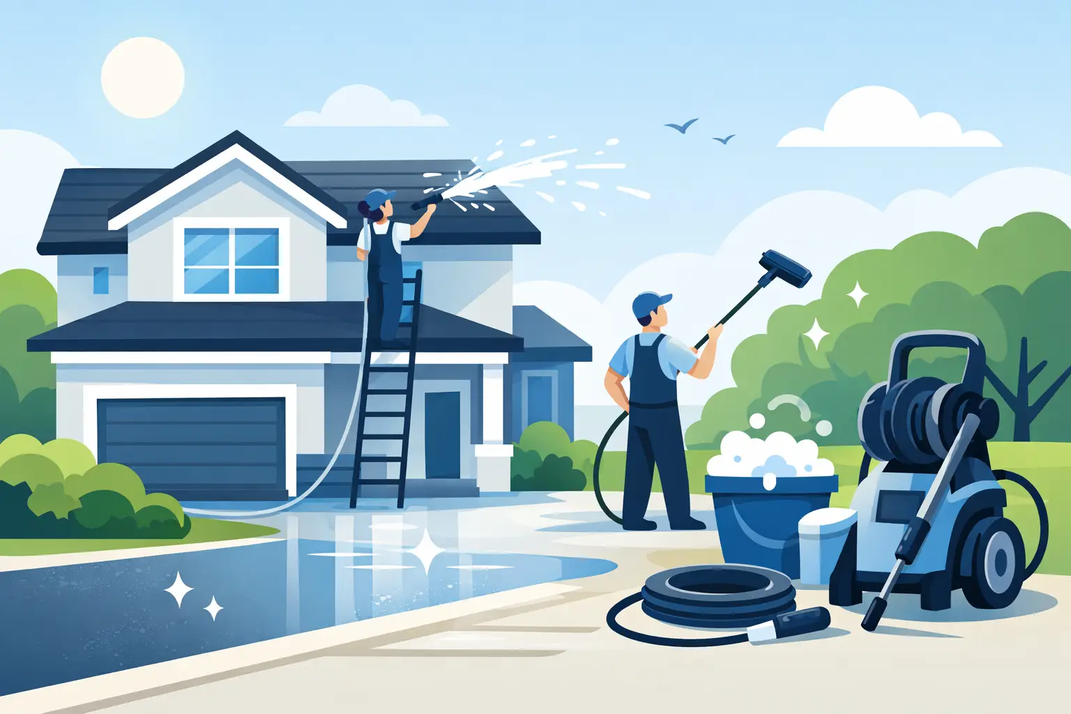 Residential Exterior Cleaning Services That Last