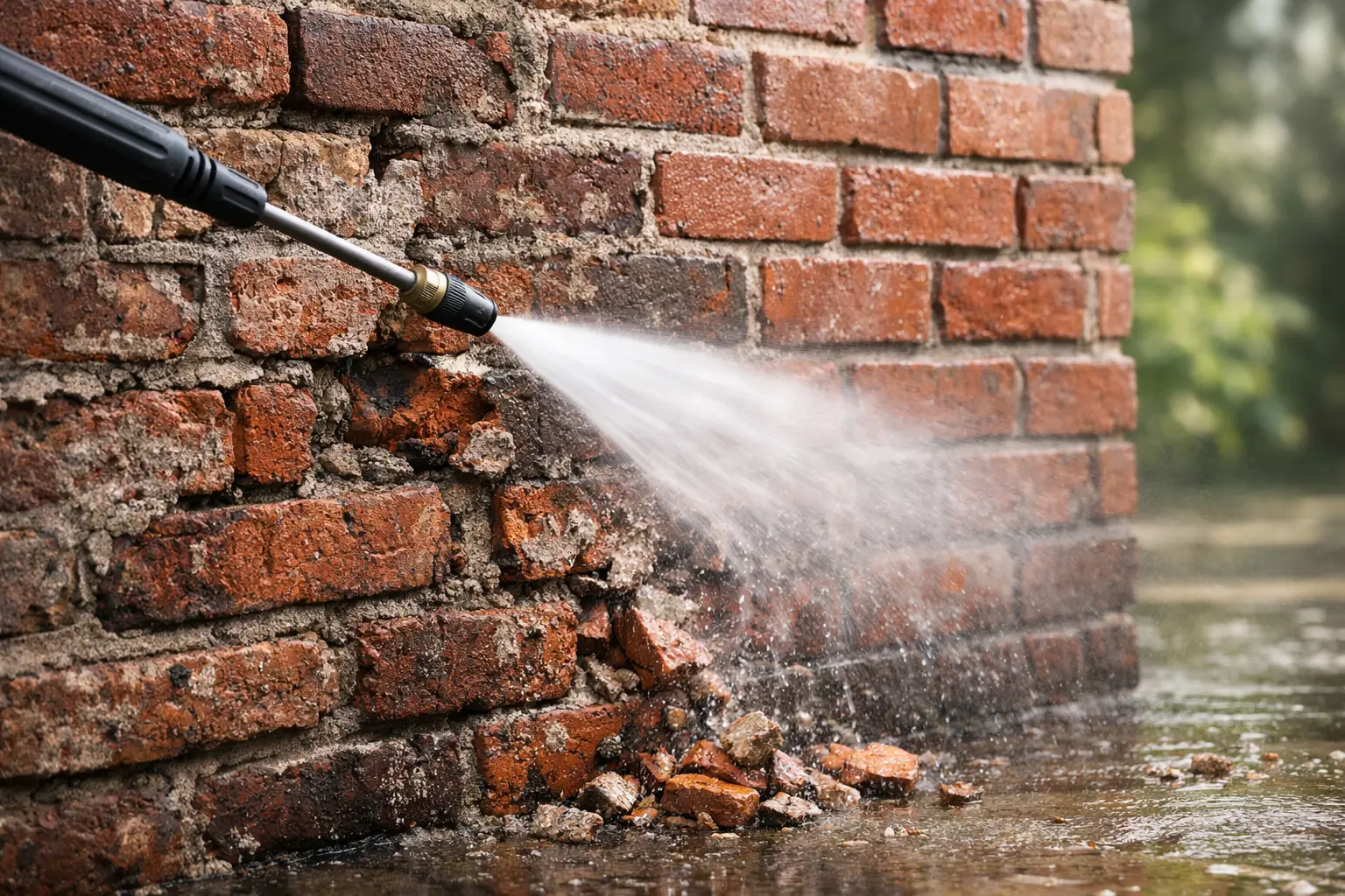Can Pressure Washing Damage Old Brick?